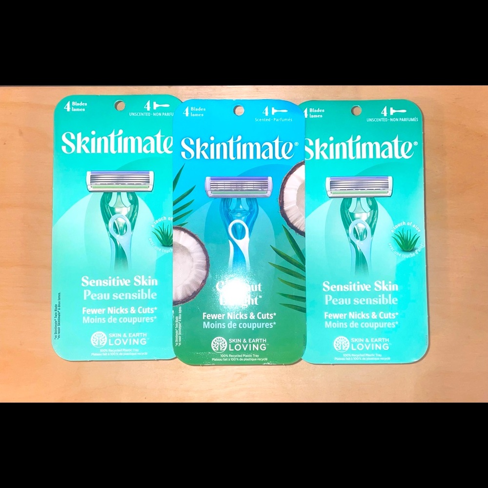 NEW, Skintimate razors!